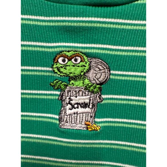 Oscar the Grouch Baby Tee Teen Medium Sesame Street - Picture 3 of 4